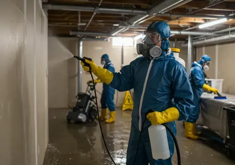 Basement Sanitization and Antimicrobial Treatment process in Centerville, UT